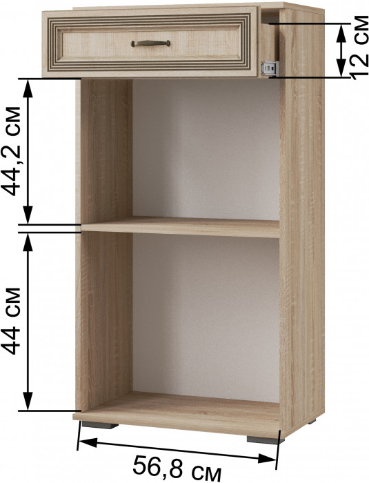 Модульная прихожая Ливорно, набор 2, Дуб сонома