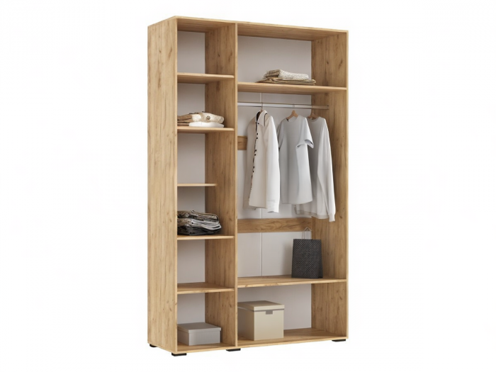 Ирис Шкаф 3-х ств. 1350 браш мени грин/дуб крафт