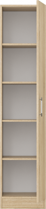 Стандарт Пенал, цвет дуб сонома, ШхГхВ 45х52х200 см., универсальная сборка