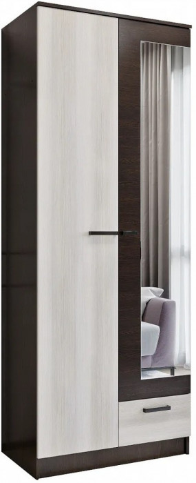 Адель Шкаф 0,8 платяной (Венге / лоредо)