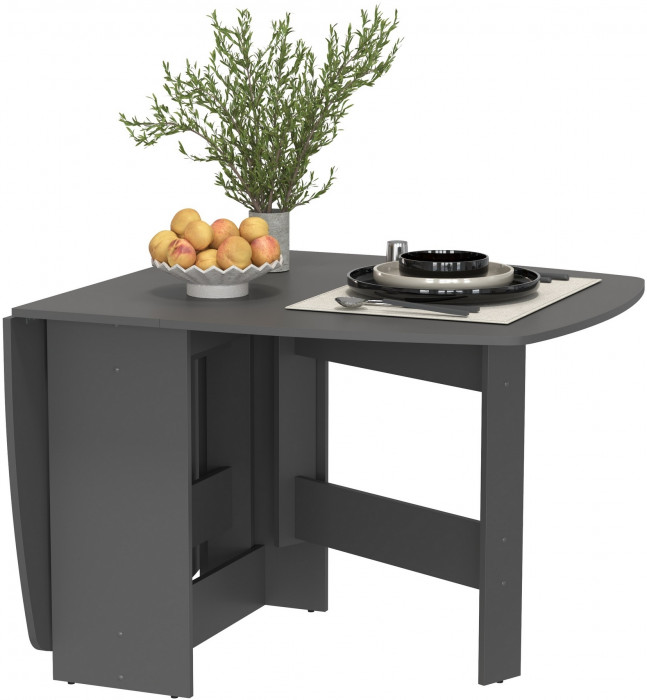 Стол-книжка раскладной 1-65М1граф, графит