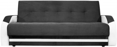 Диван-книжка Феникс, 120х190, велюр черный