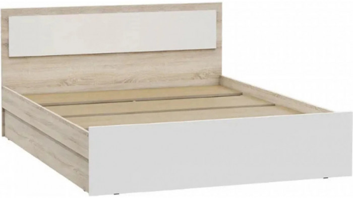 Модульная спальня Мартина, композиция 2 (Белый глянец, Венге)