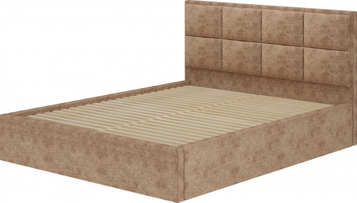 Кровать 160х200 с реечным настилом Линда КР-16, Грифельный