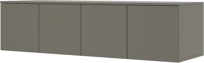 Норд Шкаф 4-х створчатый 1600 + Норд Антресоль к шкафу 1600 Дуб Крафт белый