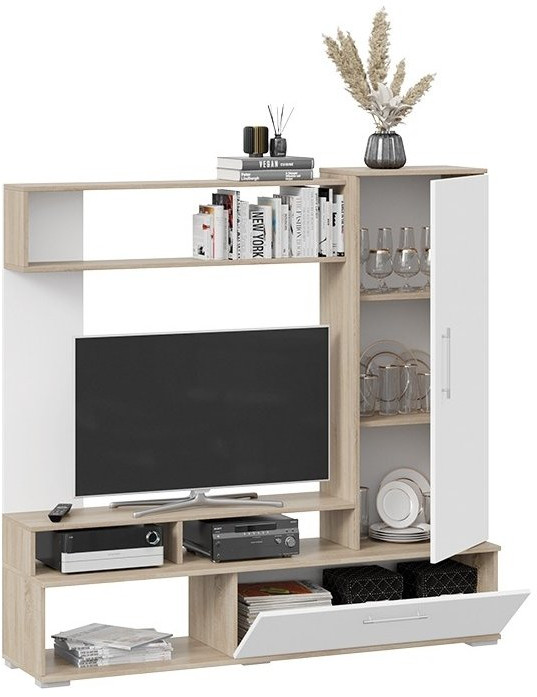 Набор мебели для общей комнаты Сиена (Дуб Сонома/Белый ясень)