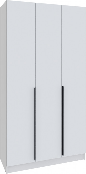 Шкаф Мадрид (1,2) с 3 ящ. внутри без зеркала, Белый