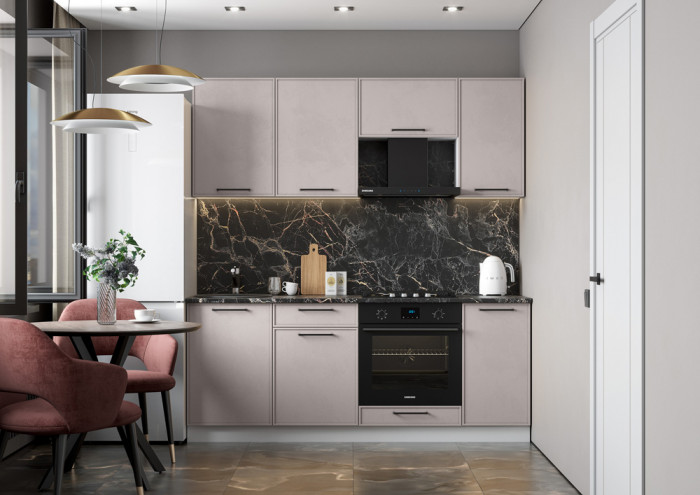 кухня Либерти 2,0м белый/шампань