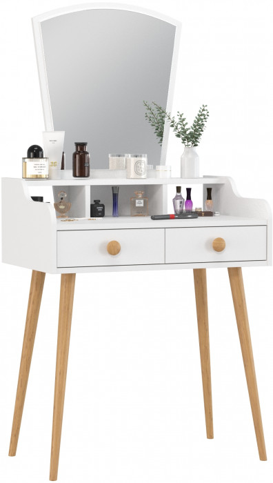 Трюмо 4-25913бел, цвет белый, ШхГхВ 70х43,8х139 см.