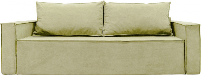 Диван еврокнижка Лофт Люкс велюр бежевый