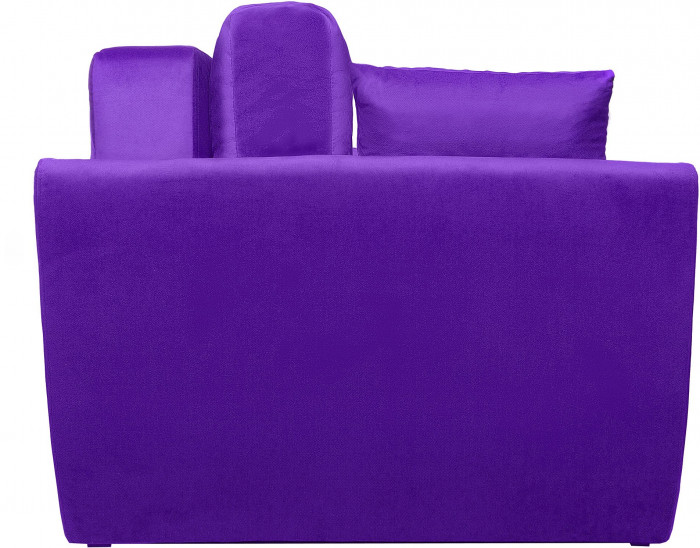 Диван-кровать Амстердам Люкс, 150х195, еврокнижка, пружинный блок, велюр, фиолетовый