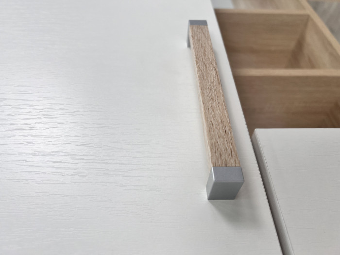 Компьютерный стол Квартет-11, Дуб крафт золотой/Графит серый