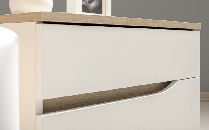 Муссон Спальня № 16, цвет белый/дуб эндгрейн элегантный, ортопед, сп. м. 1600х2000 мм., б/м