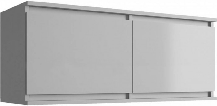 Челси Полка навесная (Антресоль малая) (Графит, Графит)