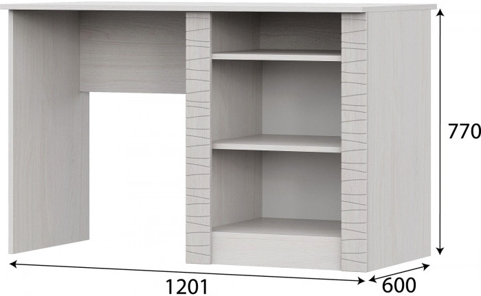 Гамма 20 Стол письменный Серия 4 анкор светлый/Сандал светлый