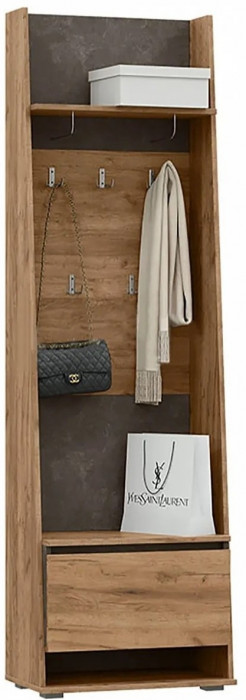 Модульная прихожая Соренто (Дуб Крафт / Бетон)