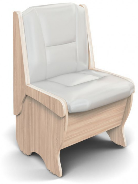 Скамья Лотос 550 ясень светлый/милк