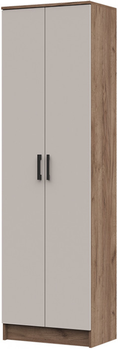 ШК-203 Машенька ЛДСП шкаф скалка (600*2020*380) дуб крафт табачный/кашемир