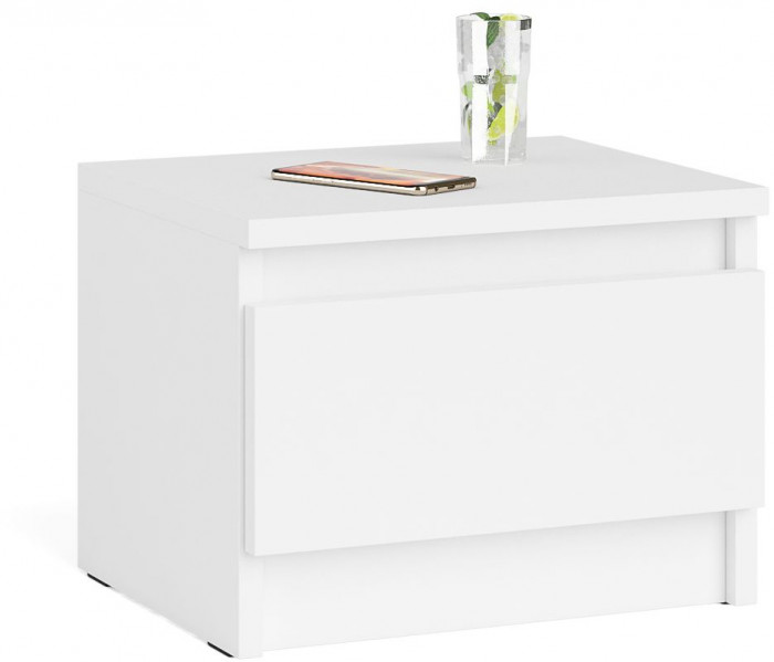 Мори Тумба прикроватная ТПМ400.1, цвет белый, ШхГхВ 40,4х34,6х30 см.