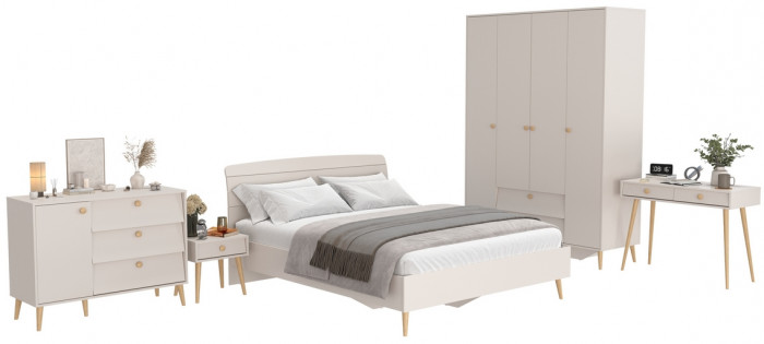 Афина Спальня 32-1600, кашемир серый