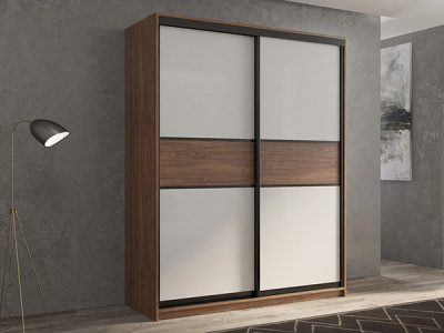 Шкаф-купе Кааппи 11 Морское Дерево Винтаж 120х45х230 см