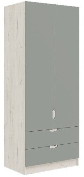 Юниор-4 Шкаф (800) (Шарли бриз, Крафт белый)