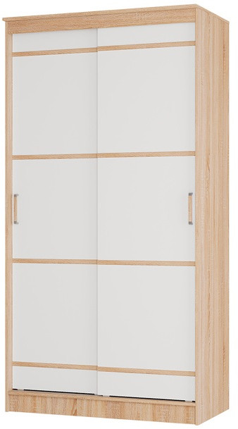 Шкаф-купе Сакура 114 см, дуб сонома