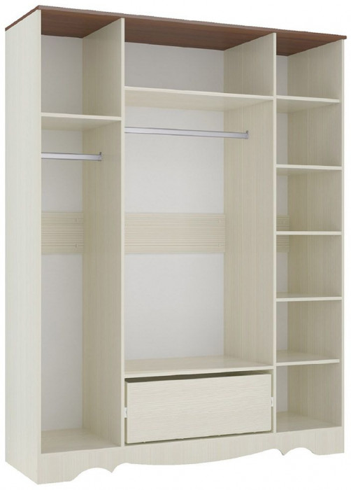 Латте 4 Шкаф четырехдверный Бодега Светлый / Орех Донской