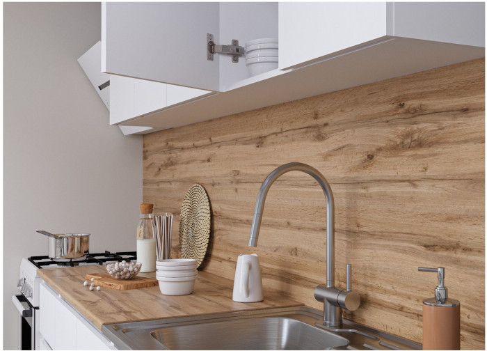 Кухонный гарнитур ЛДСП Мори 2000, графит