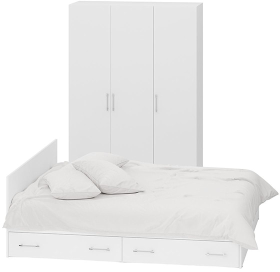 Спальня Стандарт 1-1800Я, белый