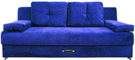 СПБ Диван-еврокнижка Амстердам мини люкс синий