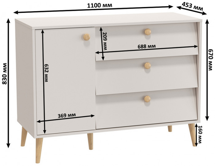 Афина Спальня 19-1400, цвет кашемир серый, сп.м. 1400х2000 мм., б/м, основание есть - фанера