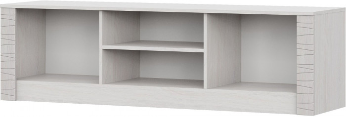 Гамма 20 Тумба для телевидеоаппаратуры (1600) Серия №4 Ясень анкор  светлый / Сандал светлый