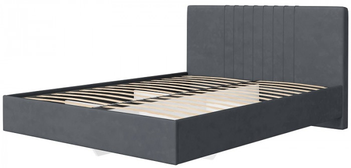 Кровать с латами Соло 180*200, Графит