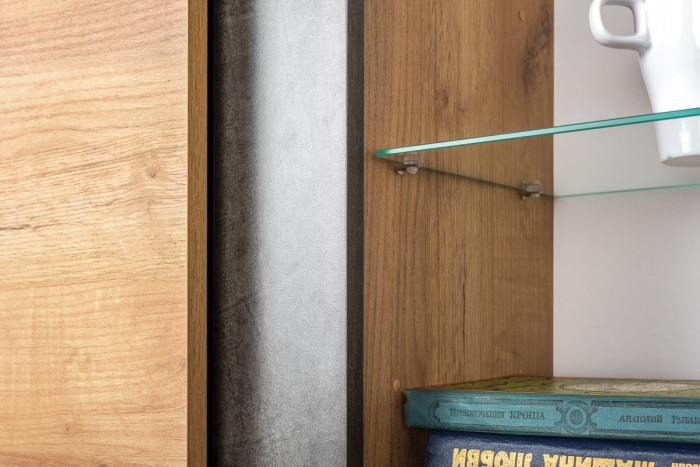 Арчи № 08, дуб крафт золотой/камень тёмный