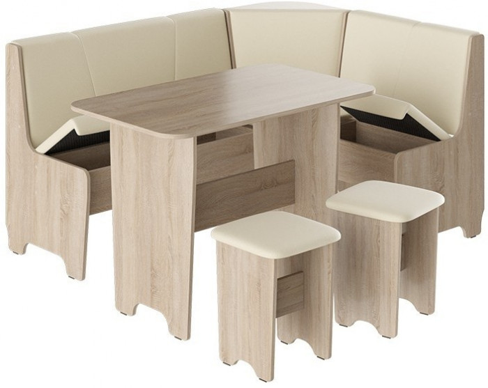 Техас Кухонный уголок Исп.1 (Венге/Экокожа коричневая)