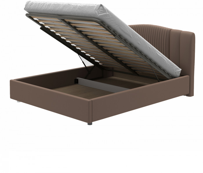 Кровать-12М с подъёмным основанием 1600 корица