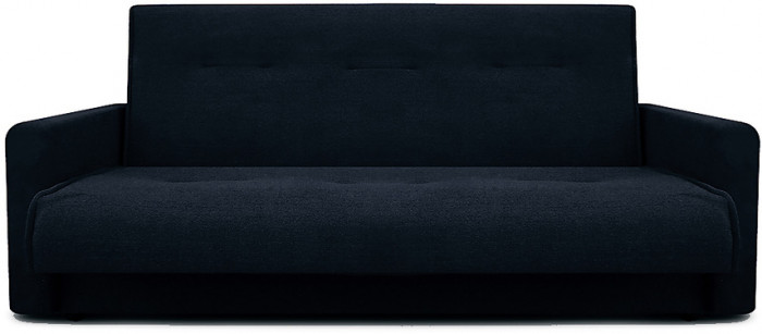 Диван Милан 120 черный ППУ