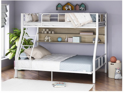 Двухъярусная кровать Гранада-1П 140 (Белый)