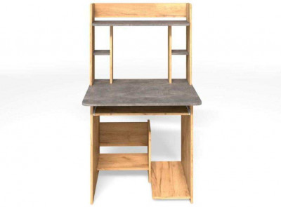 Стол компьютерный СК-5 + надстройка СКН-5 дуб крафт/ателье