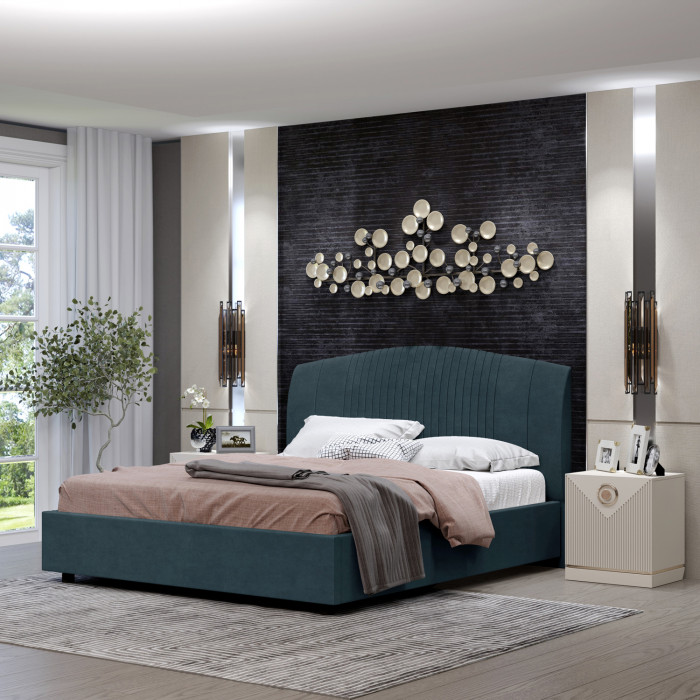 Кровать-12М с подъёмным основанием 1600 ментол