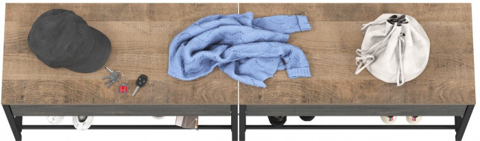 Трувор 13.241.03 Тумба для обуви + 13.241.03 Тумба для обуви, дуб гранж песочный/интра