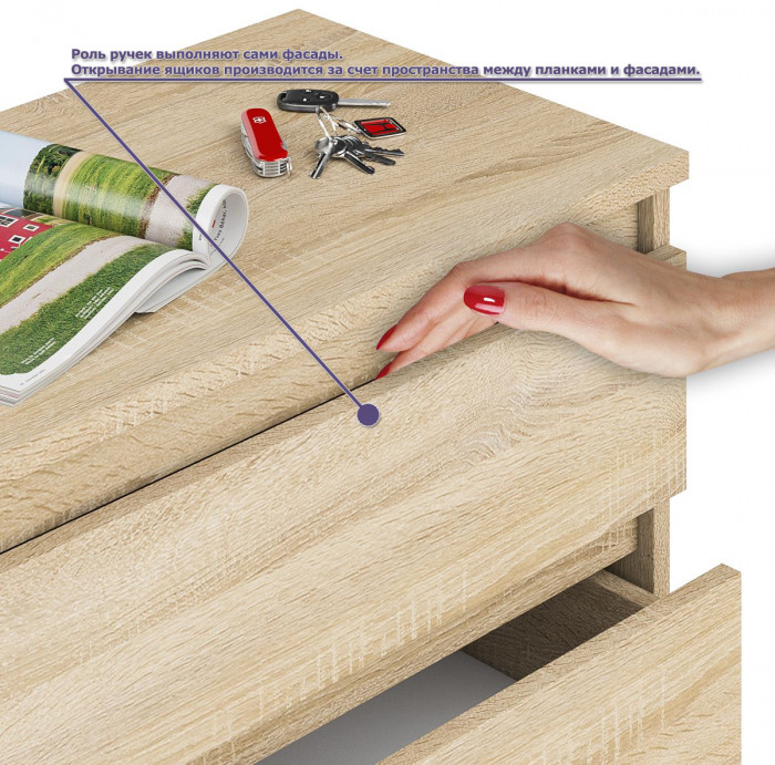 Мори Стол компьютерный МС-16 левый + Шкаф МШ800.1, цвет дуб сонома, ШхГхВ 204,8х84,9х209,6 см., выдвижные ящики слева, НЕ универсальная сборка