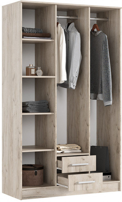 Модульная спальня Мартина, набор 2, Крафт серый/Кашемир