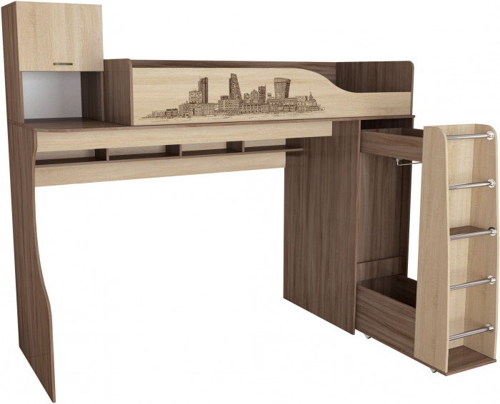 Подростковая Орион, набор 3, Ясень шимо/Дуб сонома