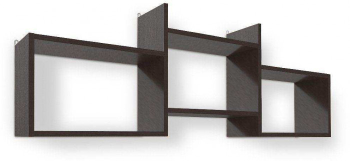 Полка навесная Кубик-6 Венге