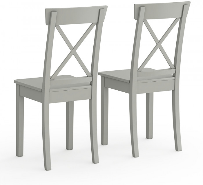 Два стула Мебель--24 Гольф-14 разборных, серый