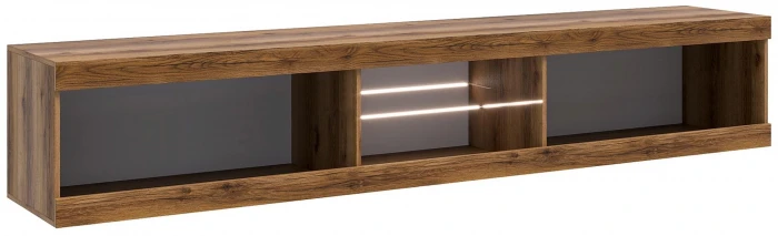 Прага Модульная Гостиная, вариант №3, Дуб Делано/Графит