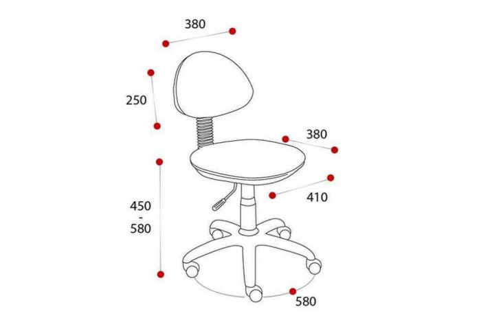 Кресло Стар белый/B 39