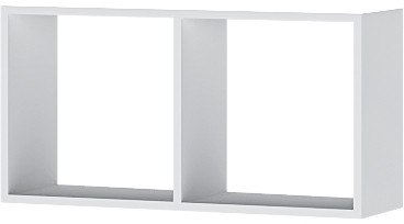 Полка навесная 740 Бриз ЛДСП, Белый